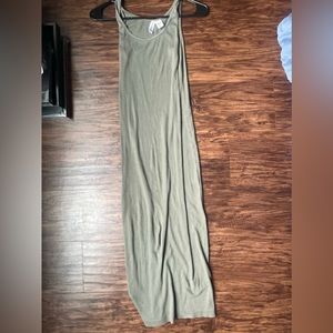 Below need length ribbed maxi dress size Small